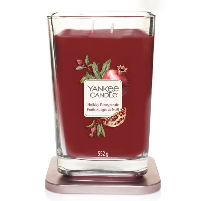 Yankee Candle Holiday Pomegranate - Elevation Large Jar-3